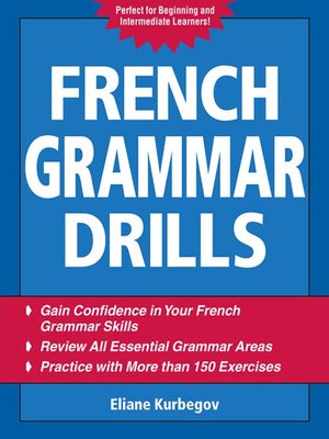 cover image of French Grammar Drills